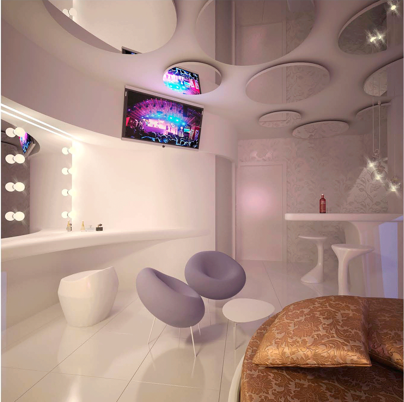 Las habitaciones de The Tower son absolutamente vanguardistas