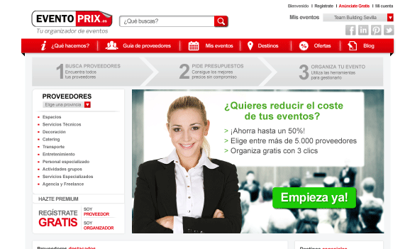 Web de Eventoprix