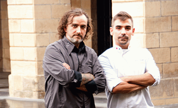 Los chefs Félix Manso y Carlos Durán
