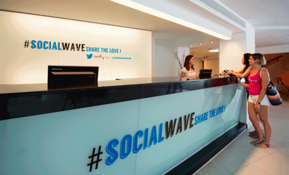 Lobby del @SolWaveHouse hotel