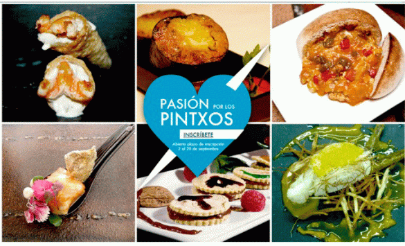 Cartel del concurso de pintxos