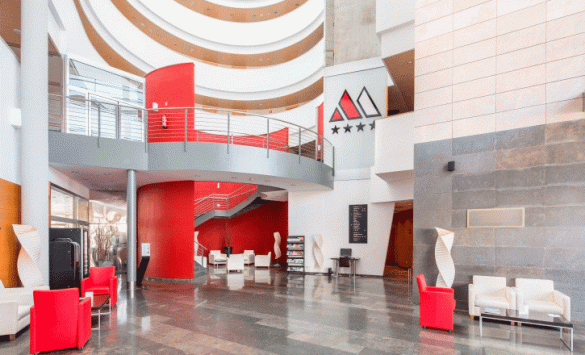 Lobby del El aparthotel Atenea Aventura