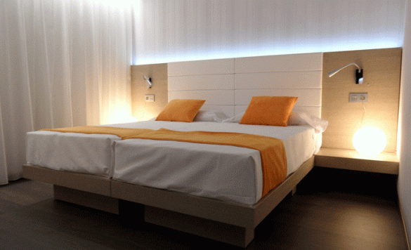 Una de las habitaciones de hotel expuestas en la pasada edición de Interihotel