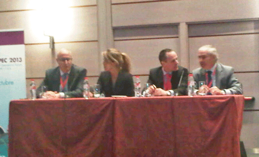 Los ponentes de la conferencia-mesa redonda celebrada en Hospec 2013