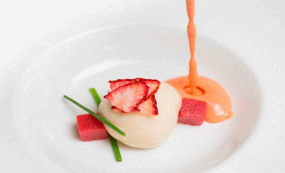 Plato del restaurante del NH Eurobuilding