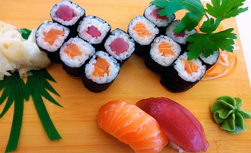 Plato de sushi