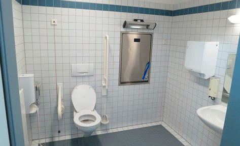 WC de un establecimiento público