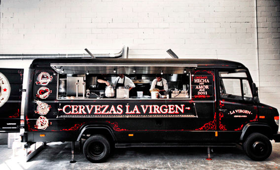 Foodtruck de Cervezas La Virgen