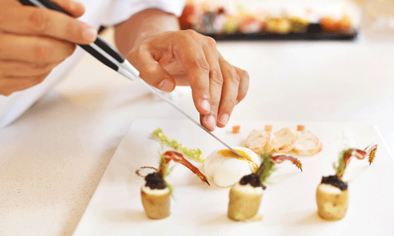 Cocinando aperitivos