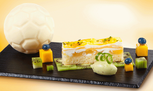 Postre para el Mundial con la Plancha de Mango