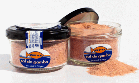 Tarros de sal de gamba roja