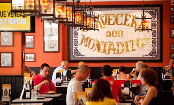 Una cervecería 100 Montaditos