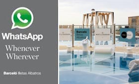 Whenever Wherever es el servicio vía WhatsApp que ofrece Barceló a sus clientes.