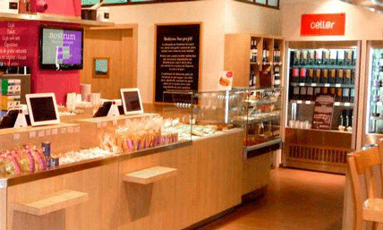 Interior de un local de Nostrum