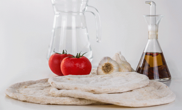 Bases de pizza fresca