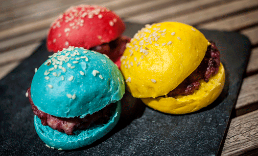 Las hamburguesas de colores, un auténtico best seller de Innogourmet