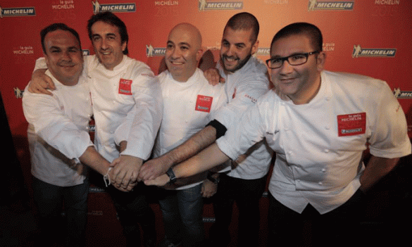 La alegría de los chefs "con estrella"
