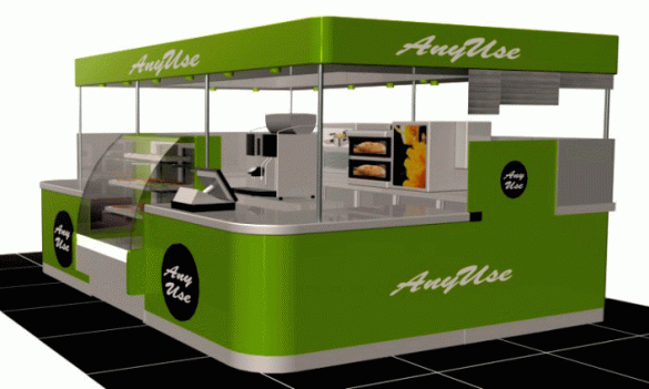 Un corner que es un establecimiento completamente equipado para un uso hostelero