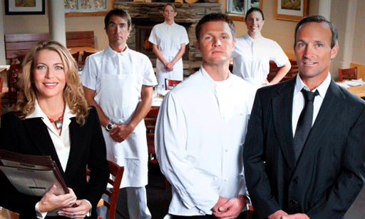 Empleados de un restaurante