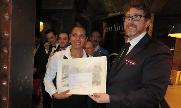 Cristine Do Nascimento, de Taberna La Solía, vencedora de la semifinal de la zona norte