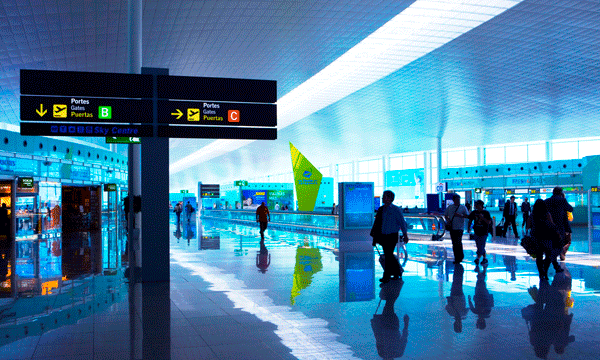 Profesionalhoreca, viajeros en un aeropuerto