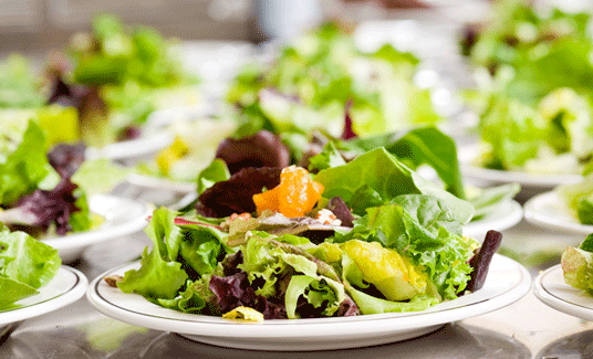 Platos de ensalada