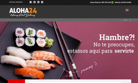 La home de Aloha24.com