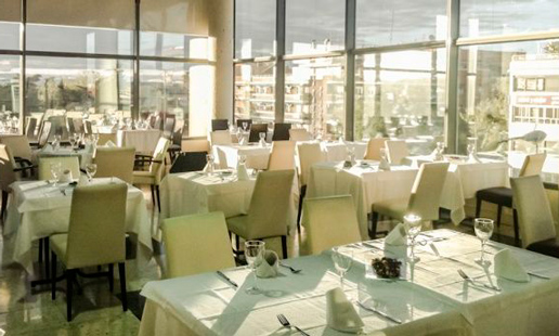 Vista del comedor del restaurante