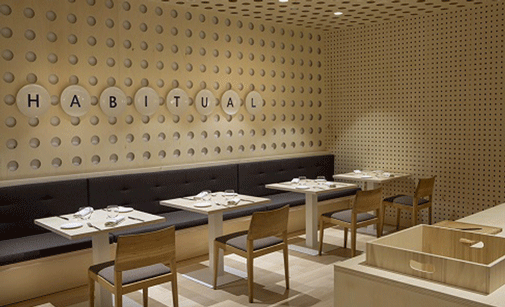 Sala del restaurante Habitual