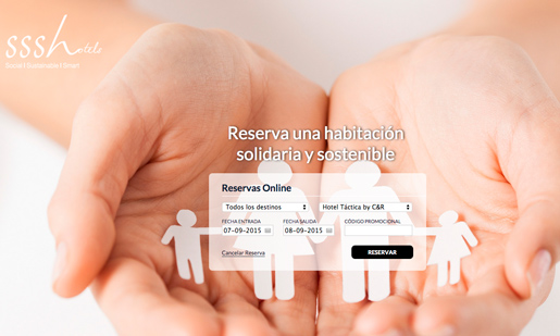 La home de SSShotels.com