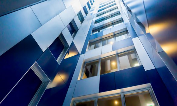 Fachada del hotel Blue de A Coruña