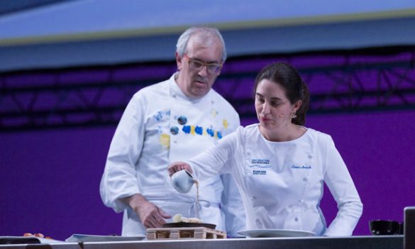 Elena Arzak, en su ponencia junto a Xabi Gutiérrez