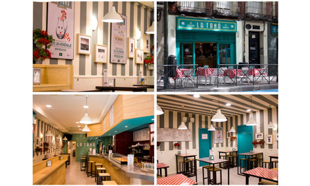 Interiores de Cervecería La Toná