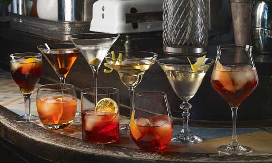 La colección de copas y vasos Sesión Vermut, de DKristal