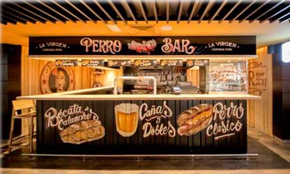 Una imagen atractiva y potente para Perro Bar