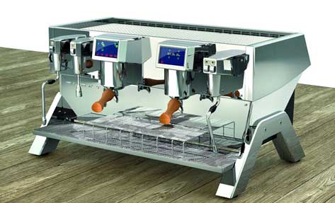 El elegante diseño de la máquina de café Elextra Indie