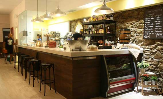 La barra del bar Morrocotuda