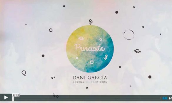 Vídeo del menú Principito de Dani García