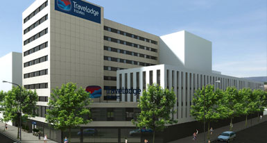 El hotel Travelodge Barcelona Poblenou