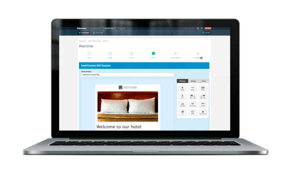 Pantalla de Revinate