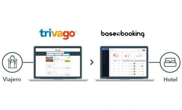 Pantallas de base7booking y trivago