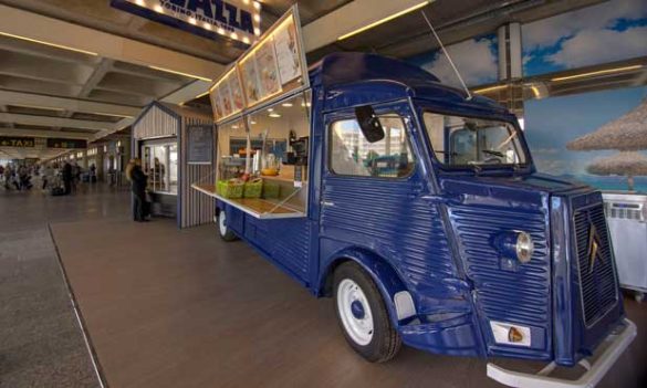 El foodtruck de Áreas en el aeropuerto de Palma