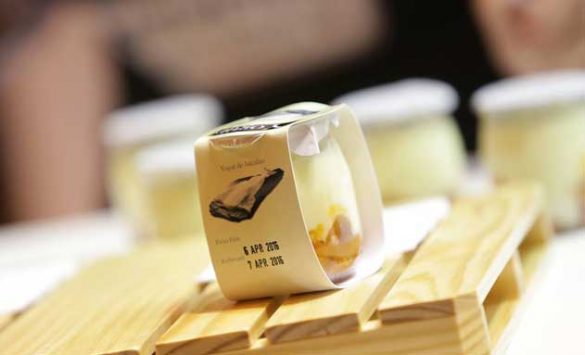 La tapa campeona de España: Yogur de bacalao, del vizcaíno bar-restaurante Sagarra (Ermua)