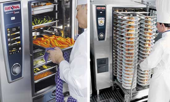 Cocineros en hornos Rational