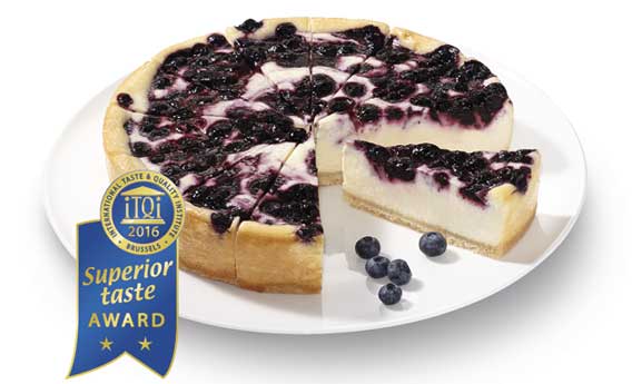 La Tarta Suprema de Queso con Arándanos de Erlenbacher ha sido galardonada con dos estrellas