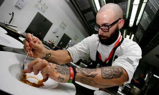El cocinero del restaurante Atrio, que se impuso en la final nacional de la Copa Jerez