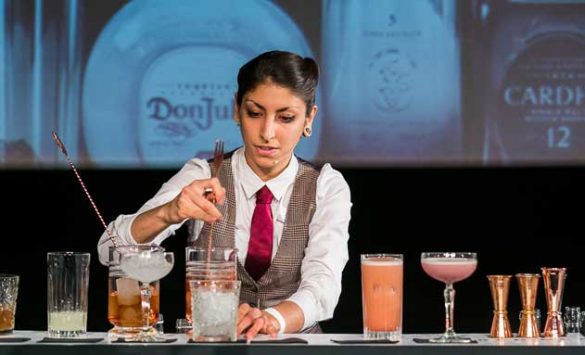 Adriana Chía, en la prueba de velocidad