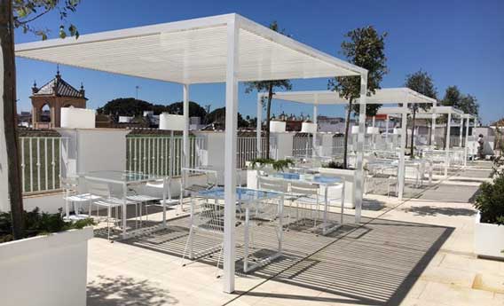 Terraza del hotel