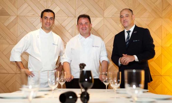 Paolo Casagrande, Martin Berasategui y Joan Carles Ibáñez: trío de ases del barcelonés Lasarte