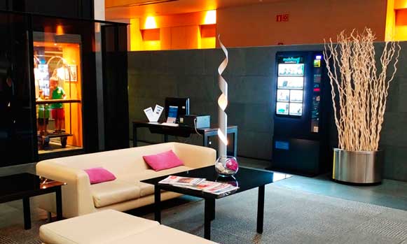 Expendedora Mobiloso en en hotel Tryp de Barcelona